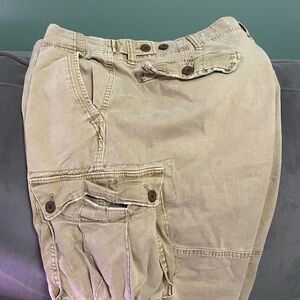 Men's Casual Tan Cargo Shorts